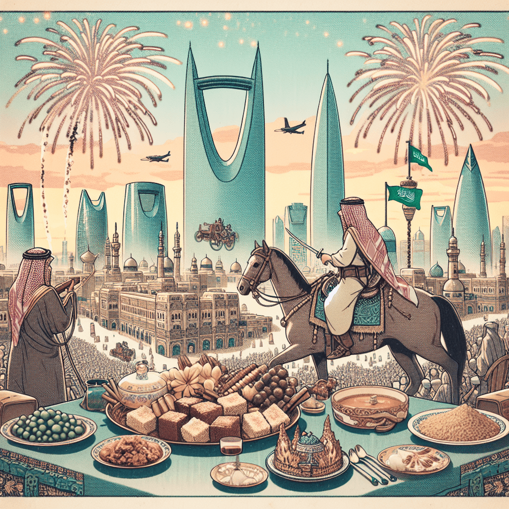 احتفالات اليوم الوطني السعودي في الرياض