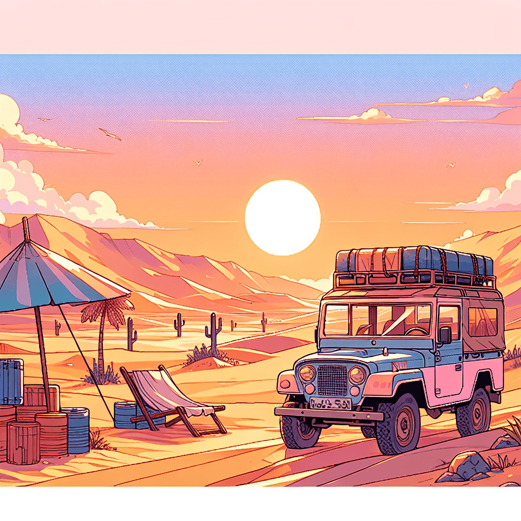 مغامرة في قلب الصحراء